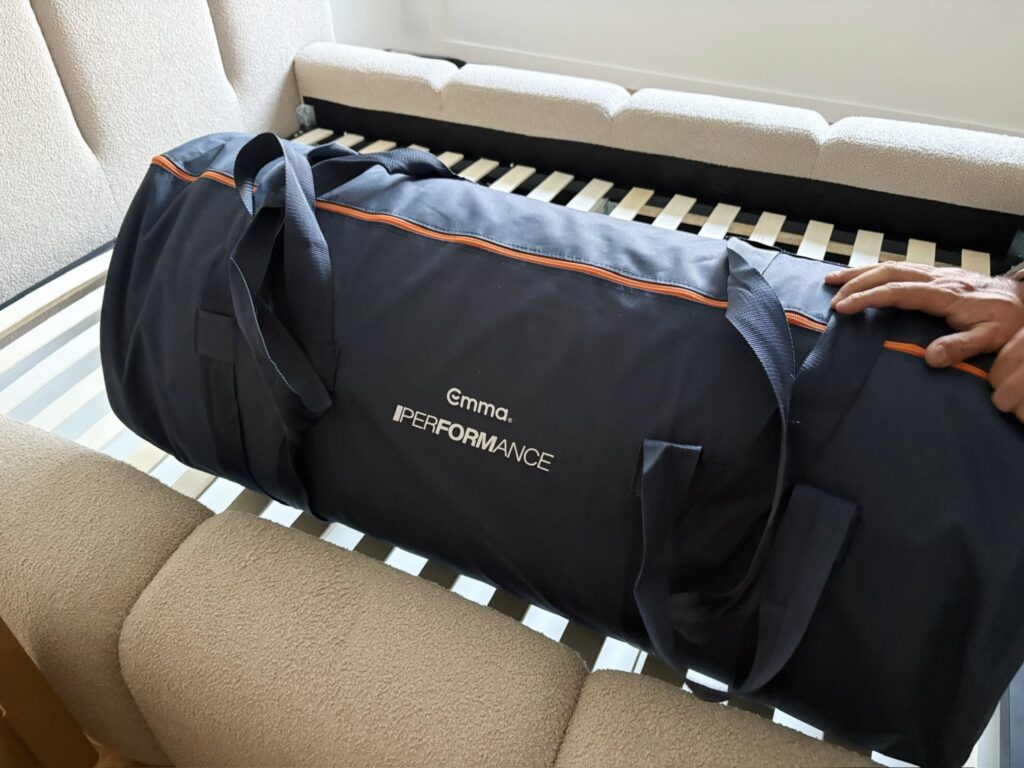 matelas Emma Performance - packaging